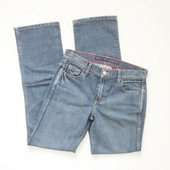 J. Crew Denim - J.Crew Stretch Straight Wide Leg Jeans Size 2
